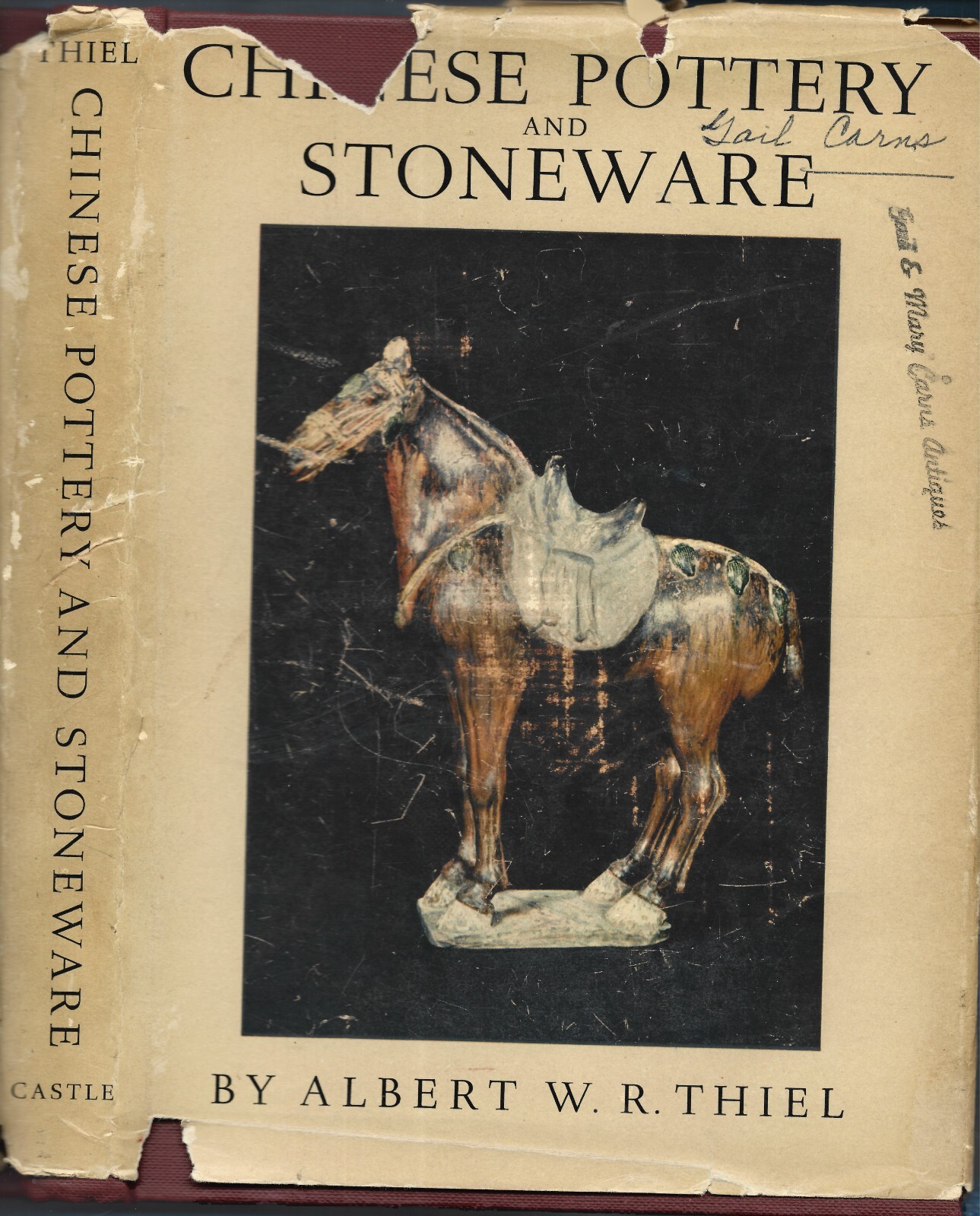 Chinese Pottery & Stoneware HB w/torn dj-Albert W. Thiel-1953-204 pages