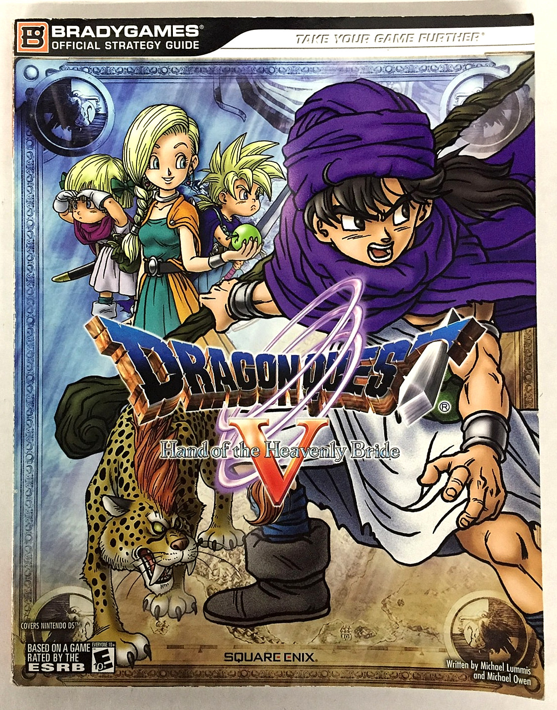 DRAGON QUEST V 5 Hand of Heavenly Bride STRATEGY GUIDE BradyGames NINTENDO DS
