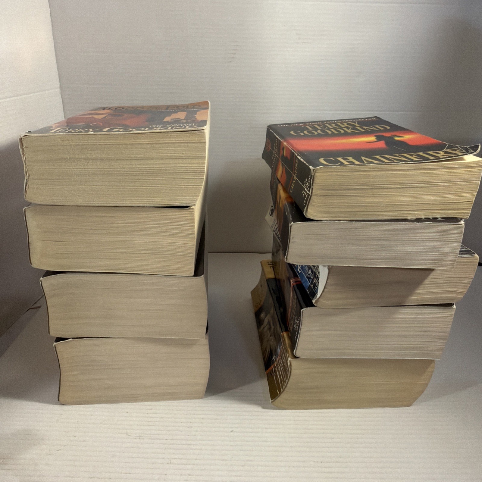Terry Goodkind THE SWORD OF TRUTH Series Lot of 9 Paperback Books Epic Fantasy