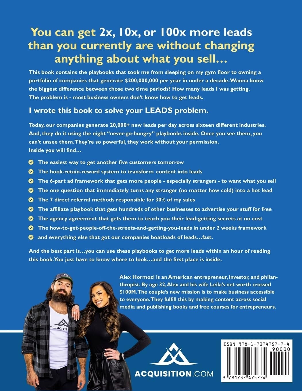 100M Leads: How to Get Strangers To Want To Buy Your Stuff Acquisition.com $1…