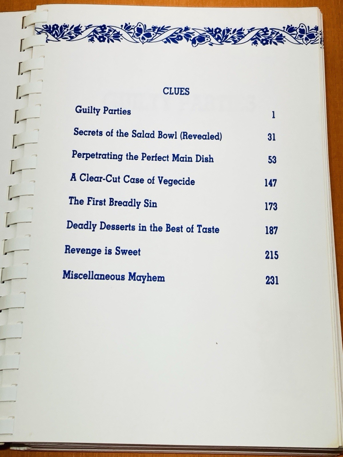 VTG Cookbook And Then They Were Done Solving the Mysteries of the Kitchen 1986