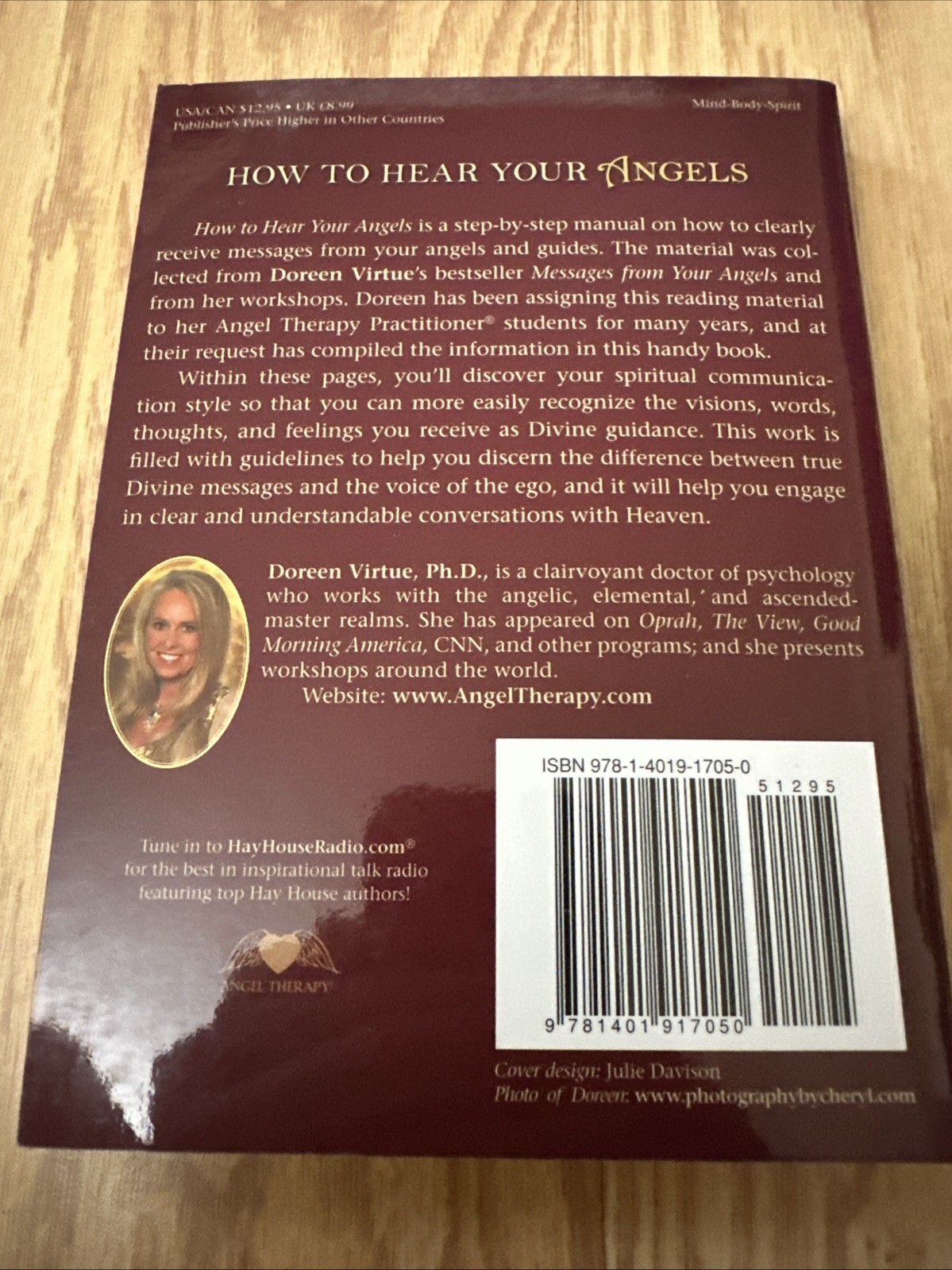 How to Hear Your Angels by Doreen Virtue (2007, Perfect)
