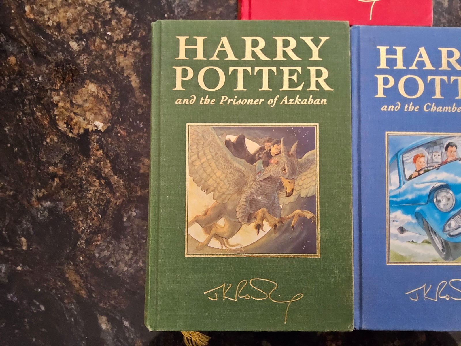 Harry Potter Books 1-3 Bloomsbury Deluxe UK Edition JK Rowling