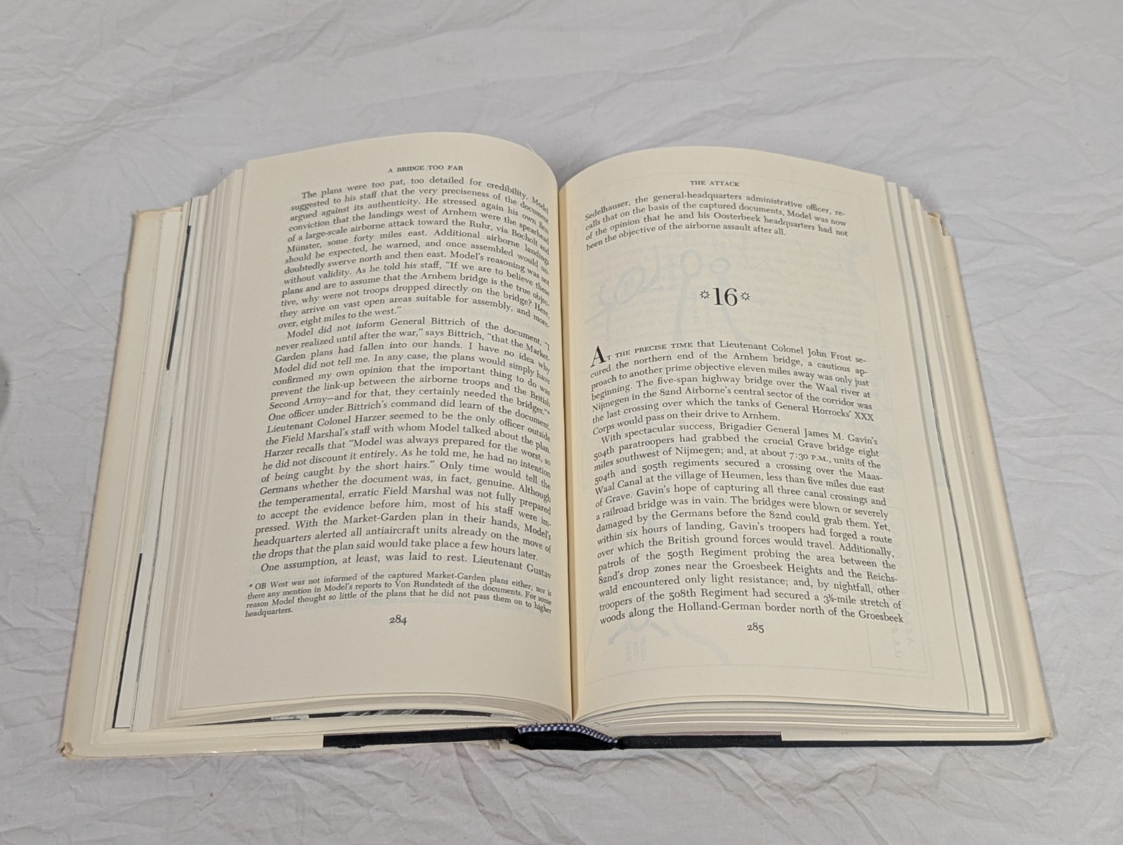 Vtg 1974 HCDJ 1st/1st ~ A Bridge Too Far ~ Cornelius Ryan – Simon & Schuster