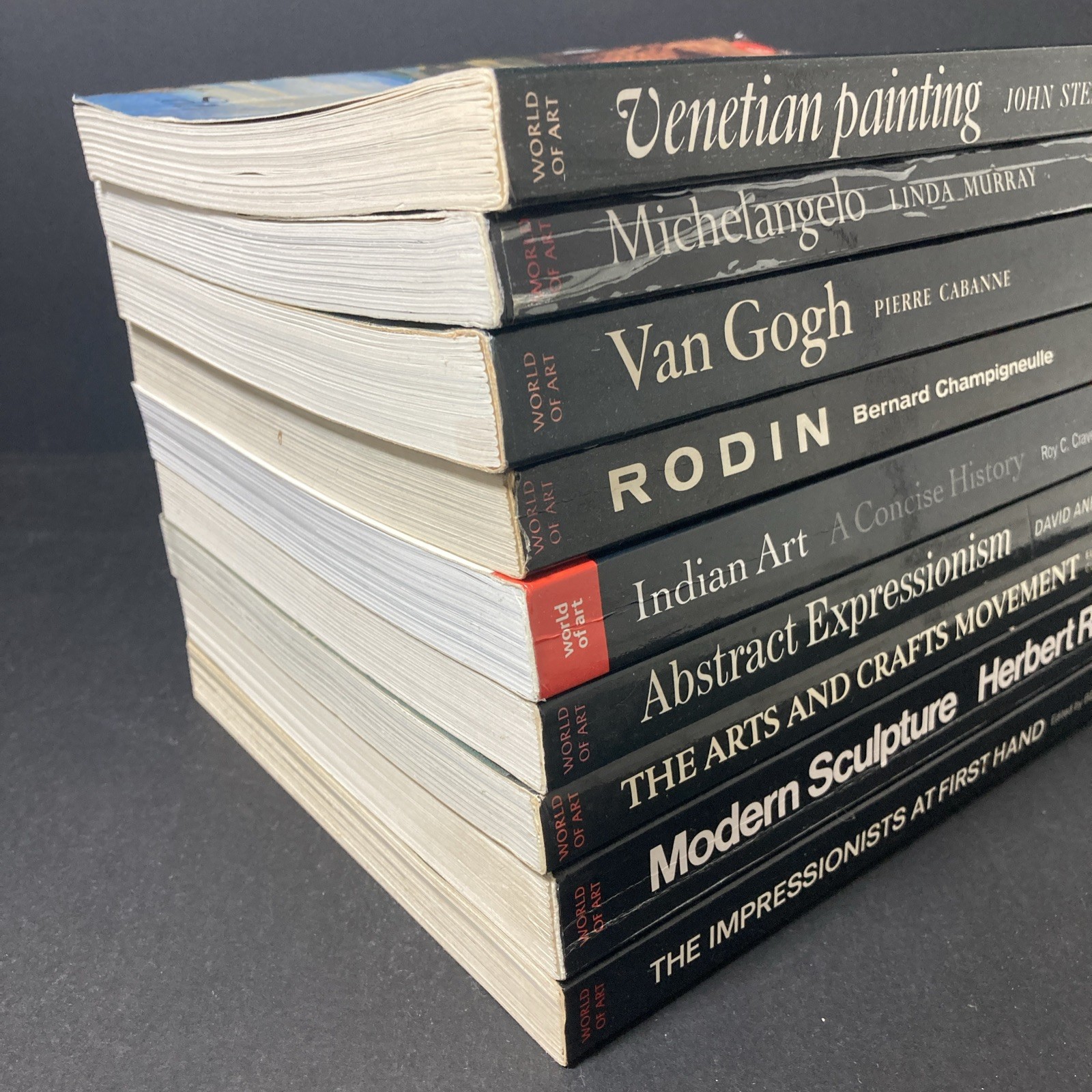 Lot Of 9 | Thames & Hudson | World Of Art Books – Michelangelo, Van Gogh, + more