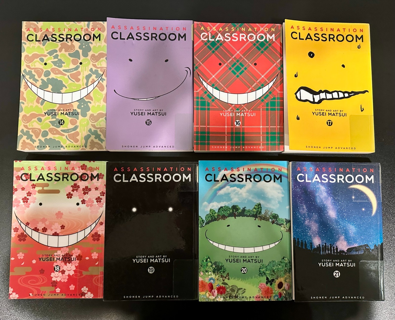 Assassination Classroom Shonen Jump Advanced Volumes 14-21 by Yusei Matsui