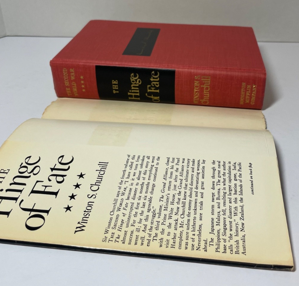 The Second World War Books by Churchill Finest Hour Grand Alliance Hinge of Fate