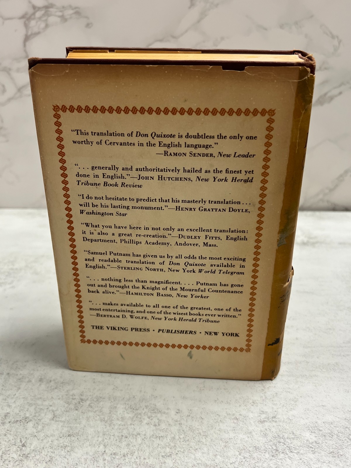 Don Quixote by Cervantes, Samuel Putnam translation (1949, HC/DJ) Viking Press