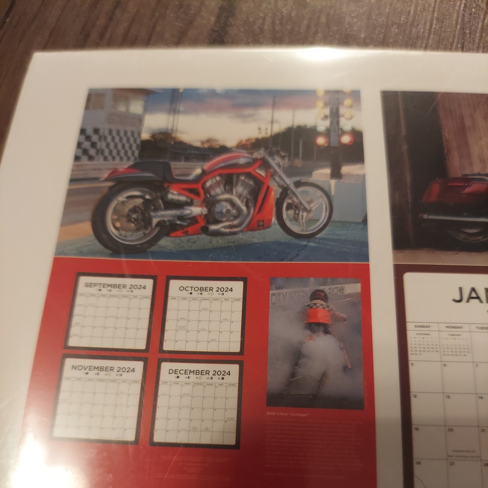 Harley-Davidson 17×12 2025: 16-Month Calendar–September 2024 through December 2