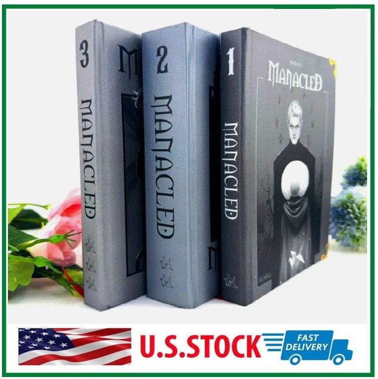 Manacled Book Complete 3-Volume Hardcover Edition W/ Illustrations By Senlinyu