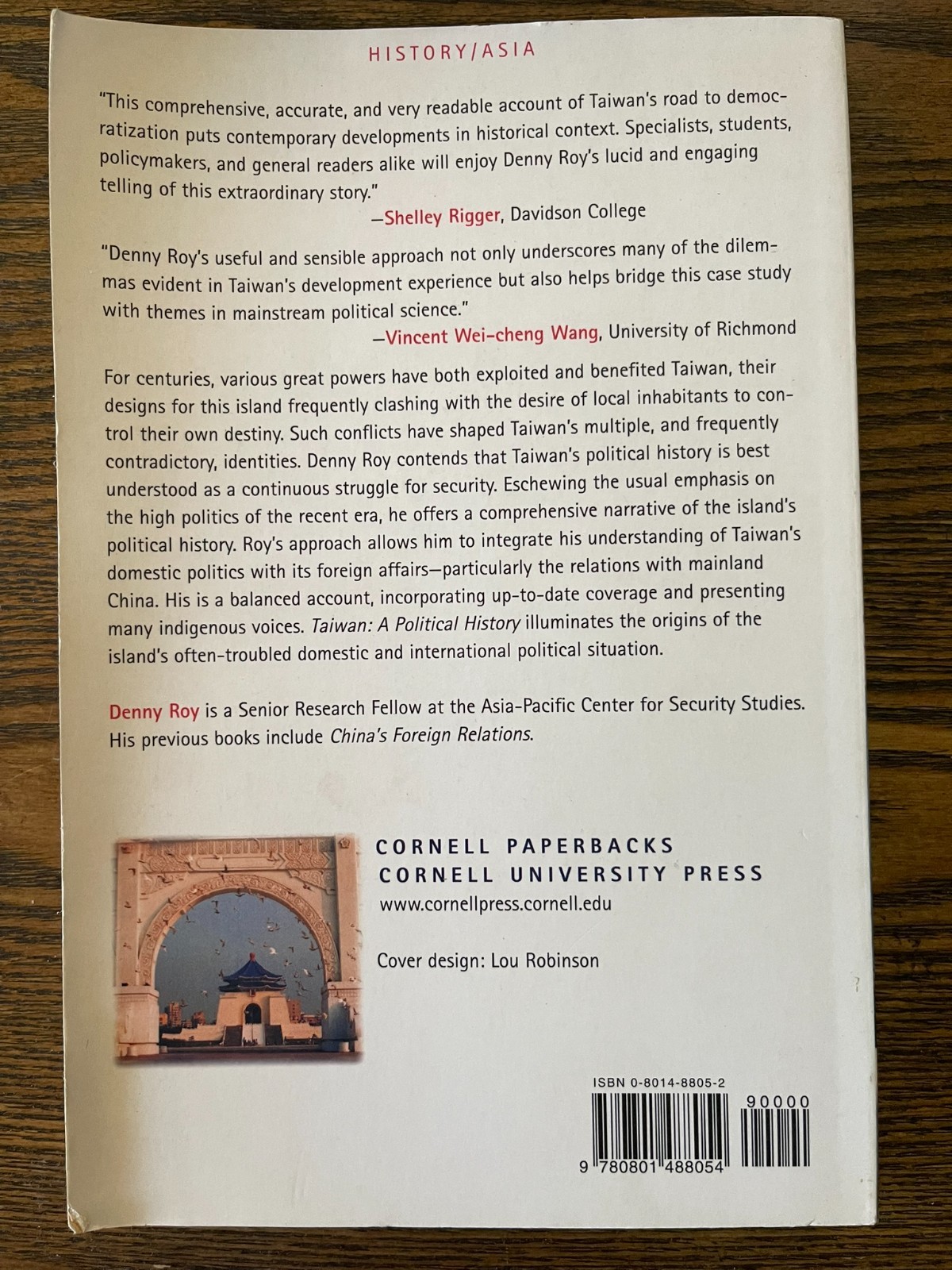 Taiwan: A Political History by Denny Roy : Good