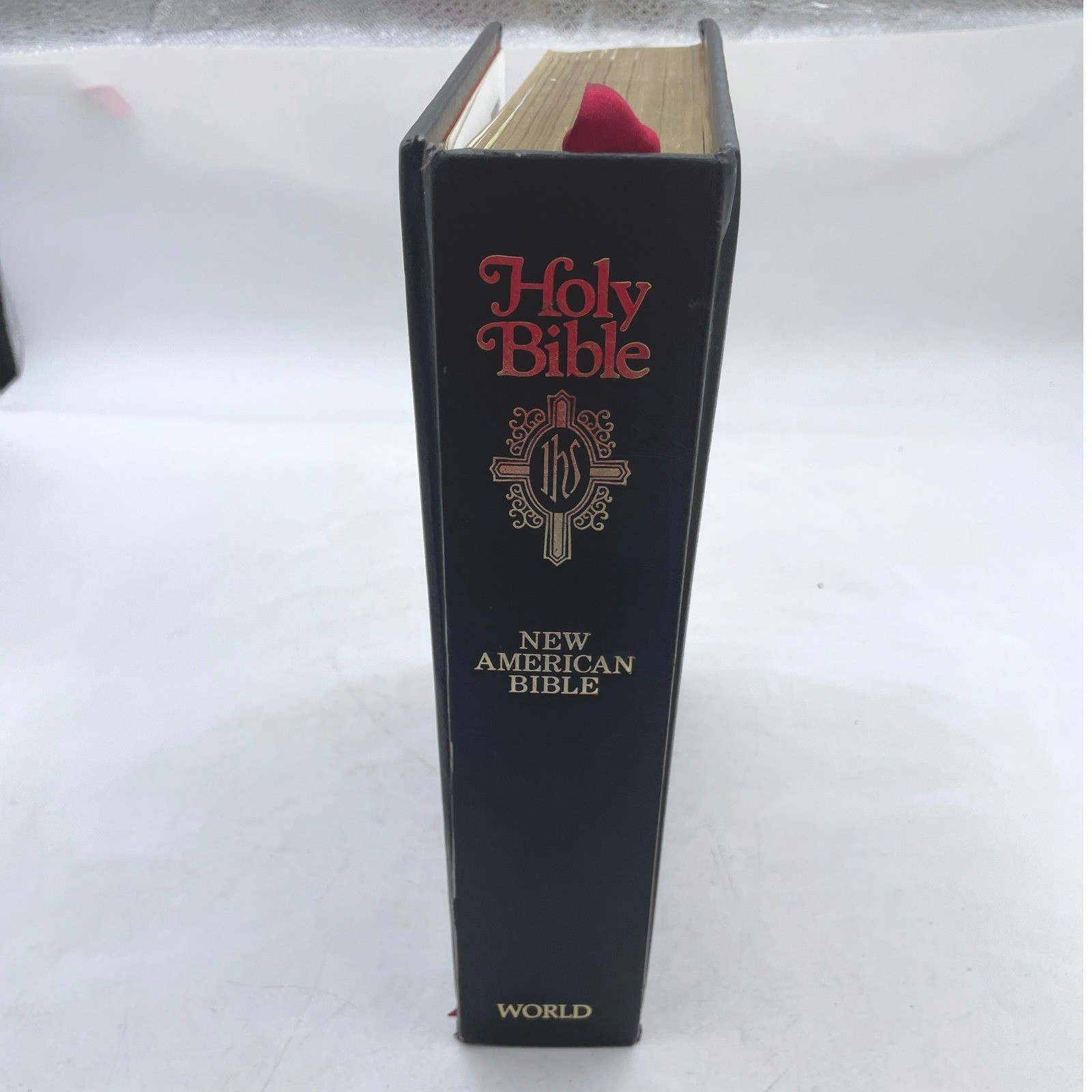 World Catholic Press New American Bible Black Gold Gilded Pope Benedict XVI