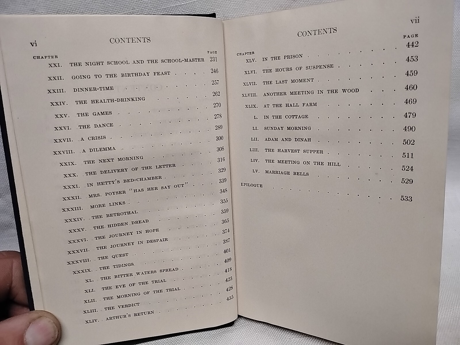 Adam Bede by George Eliot 1917 Modern Students Library Scribner’s 536 pages