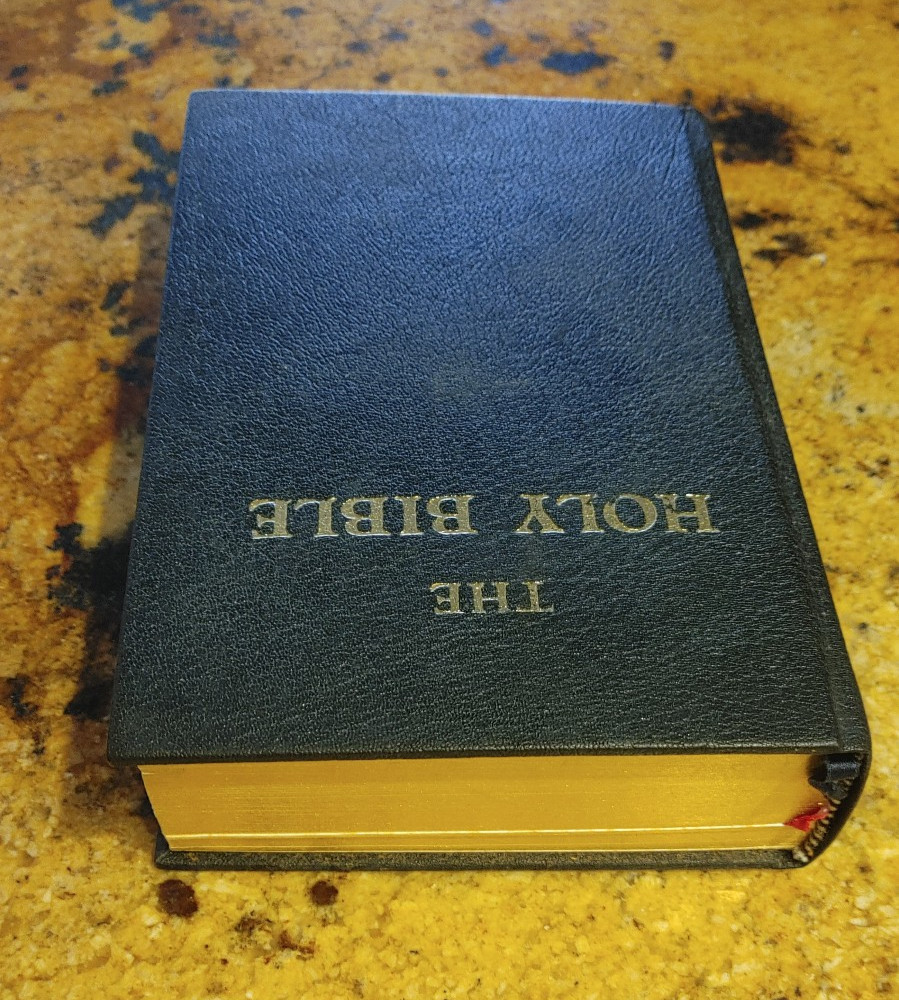 Douay-Rheims Bible Standard Size Black Flex Cover Baronius Press Challoner