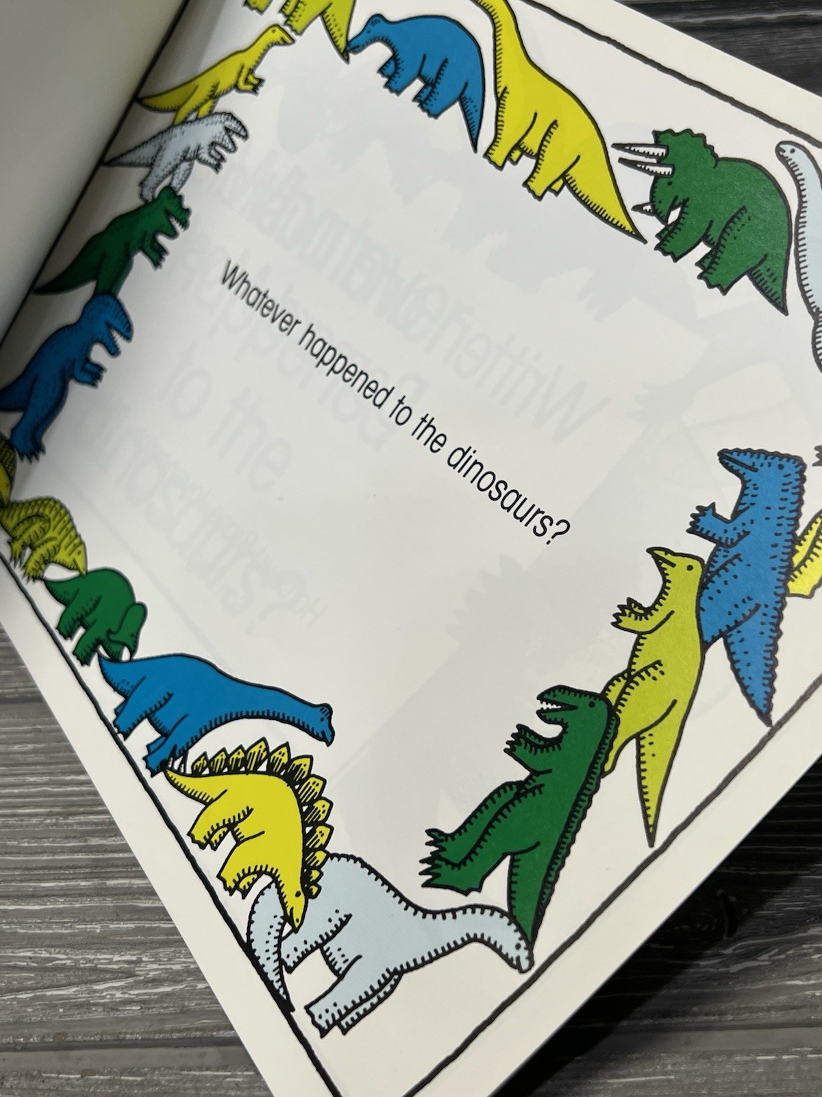 Whatever Happened to the Dinosaurs? by Bernard Most 1995 Paperback Book
