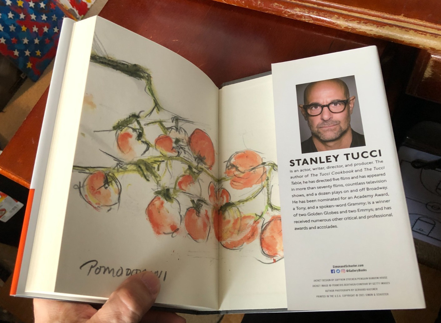 “Taste – My Life through Food” by Stanley Tucci Signed 1st HC 2021