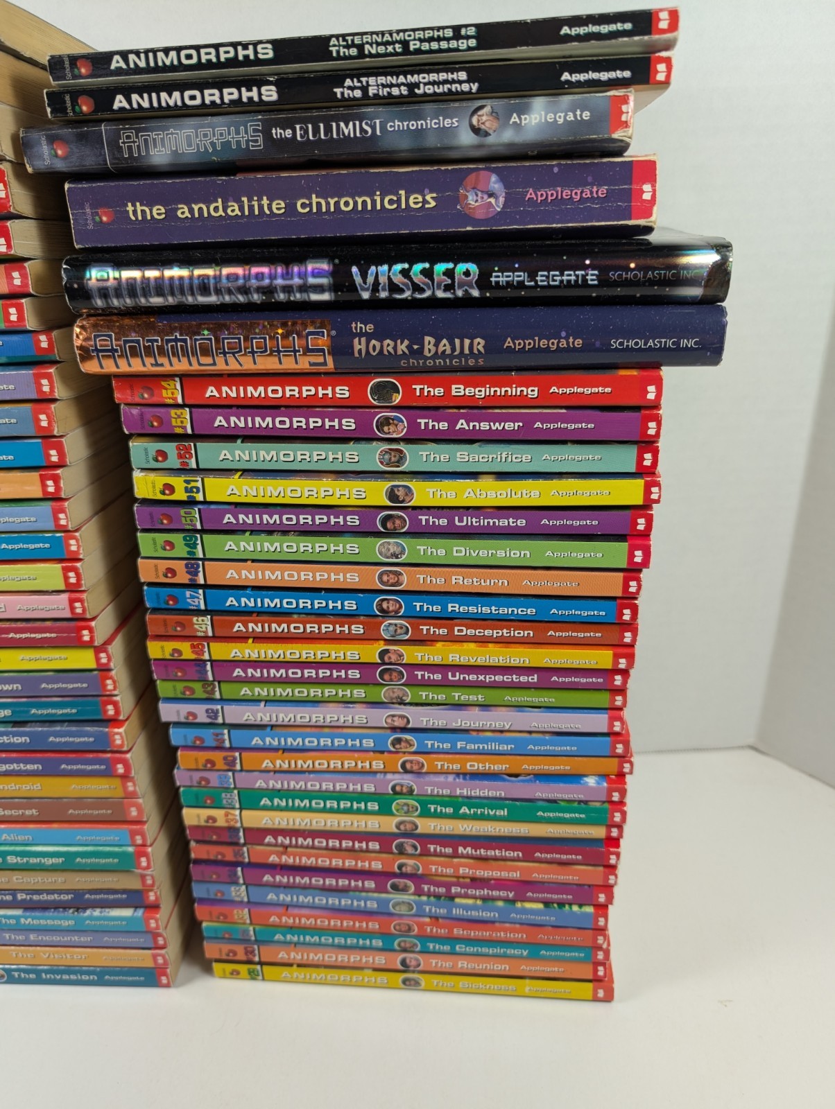 Animorphs Complete Series Lot Set of 64 Vintage 1-54 + 10 KA Applegate Megamorph