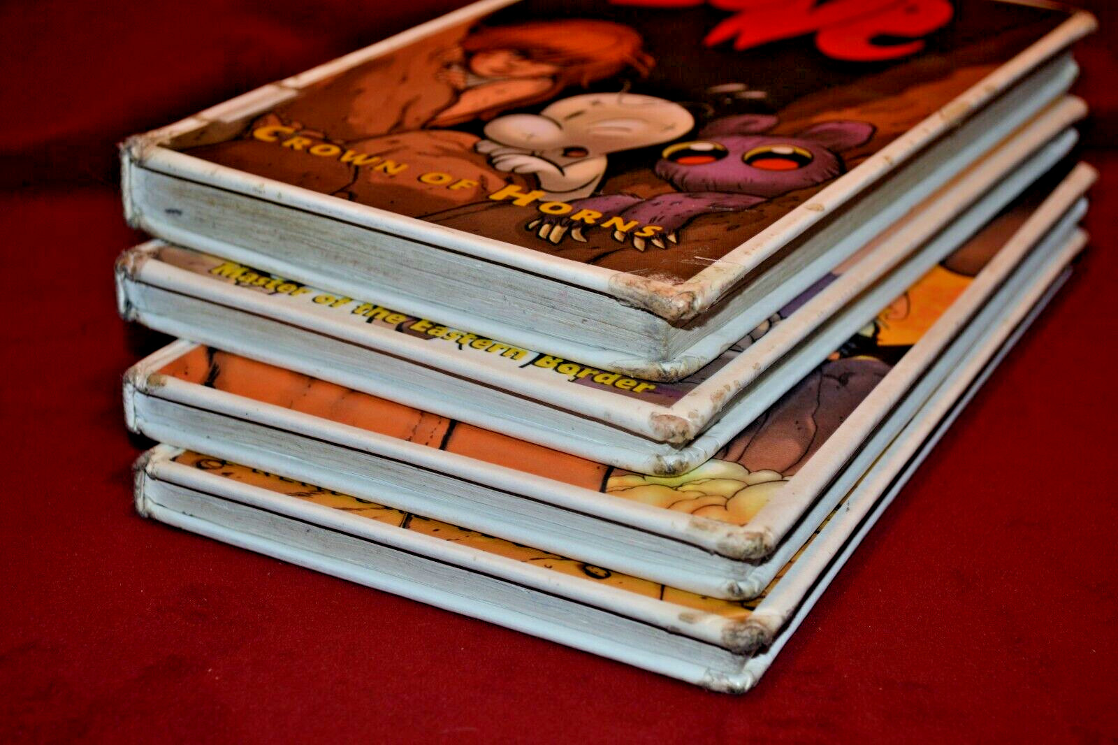 Jeff Smith Hardcover Bone Vols. 5, 6, 8, 9, Crown of Horns Rock Jaw Old Mans Ca