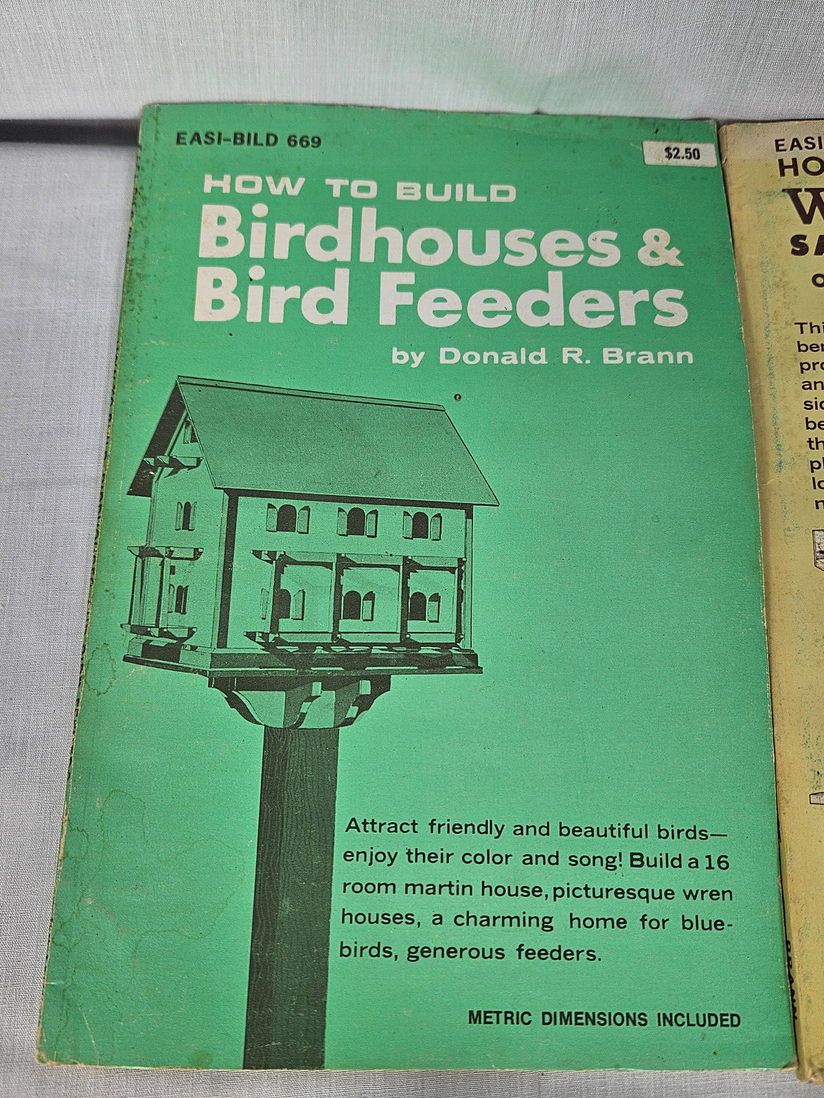 Easi-Bild Donald R. Brann How to Build Birdhouses Workbenches Outdoor Furniture