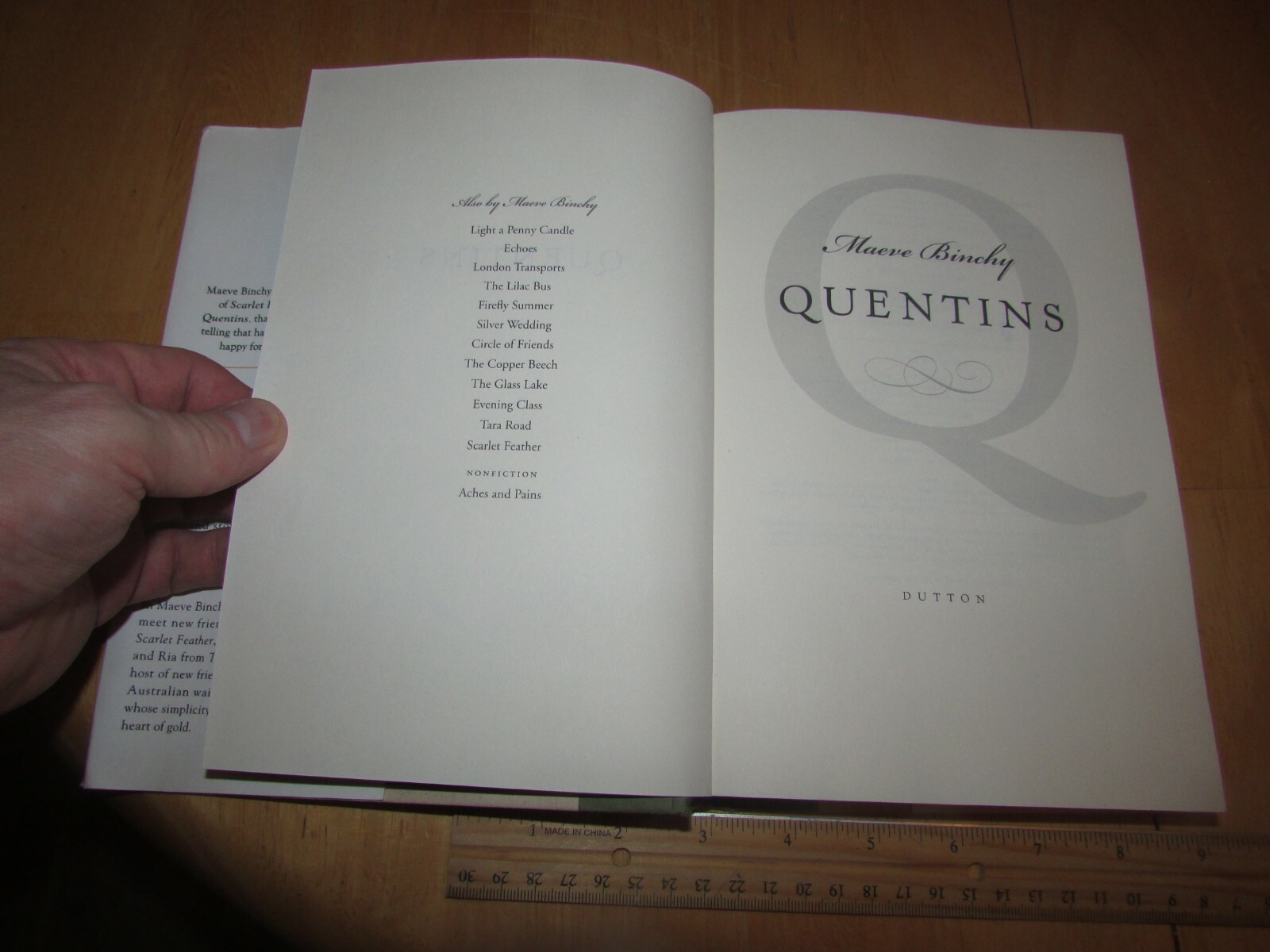 Quentins by Maeve Binchy (2002, Hardcover)