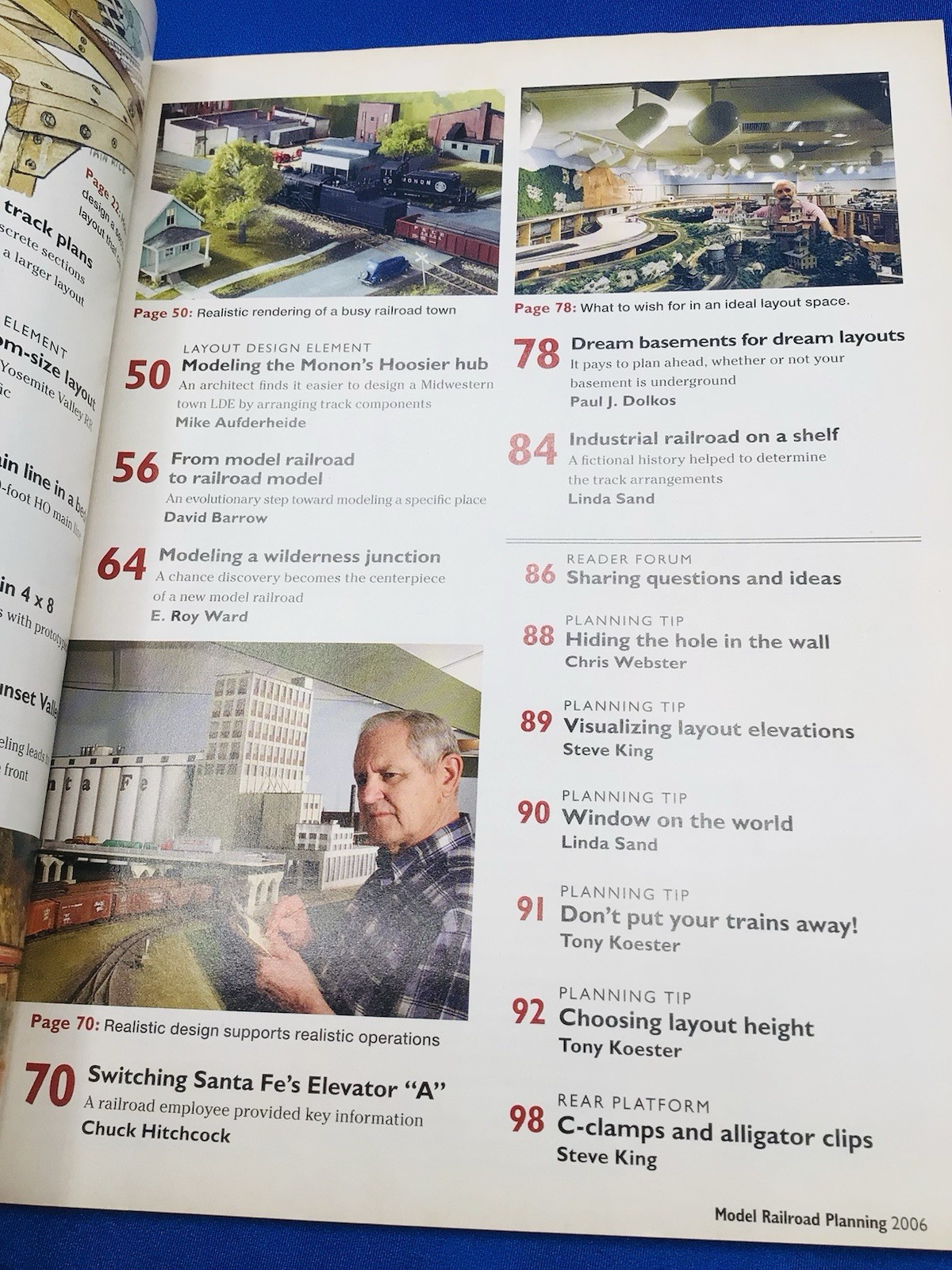 Model Railroader Planning Magazine Special Issue Model Railroad 2006
