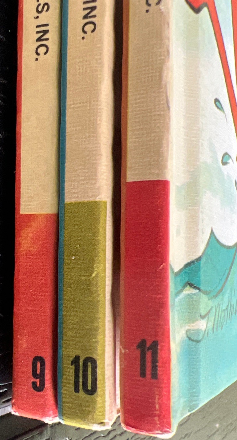 The Sesame Street Library Volumes 9, 10 & 11 Vintage 1978 3 Hardcover Books CTW