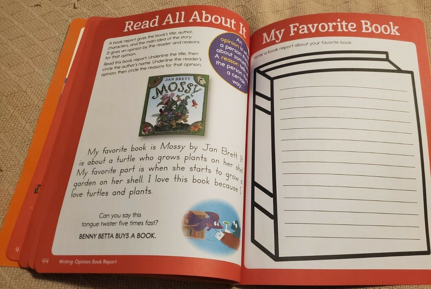 Highlights Reading And Writing Learning Fun Workbook Ages 6-7 1st Grade
