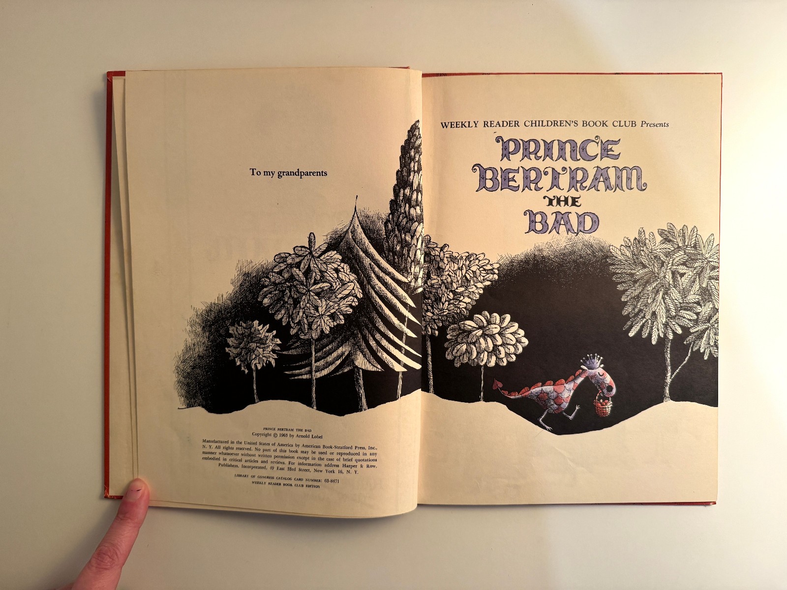Prince Bertram the Bad by Arnold Lobel | 1963 Vintage Children’s Book