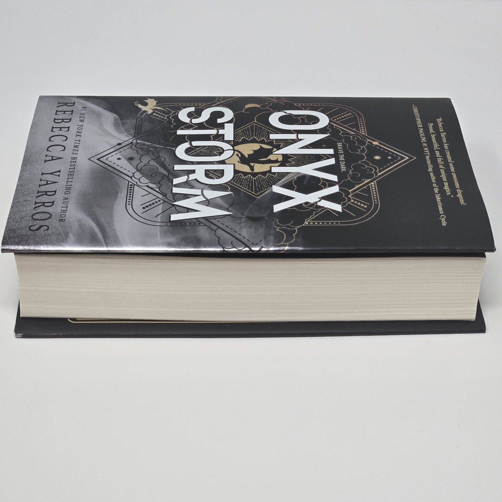 Onyx Storm by Rebecca Yarros Hardcover Fantasy Novel Dust Jacket Book