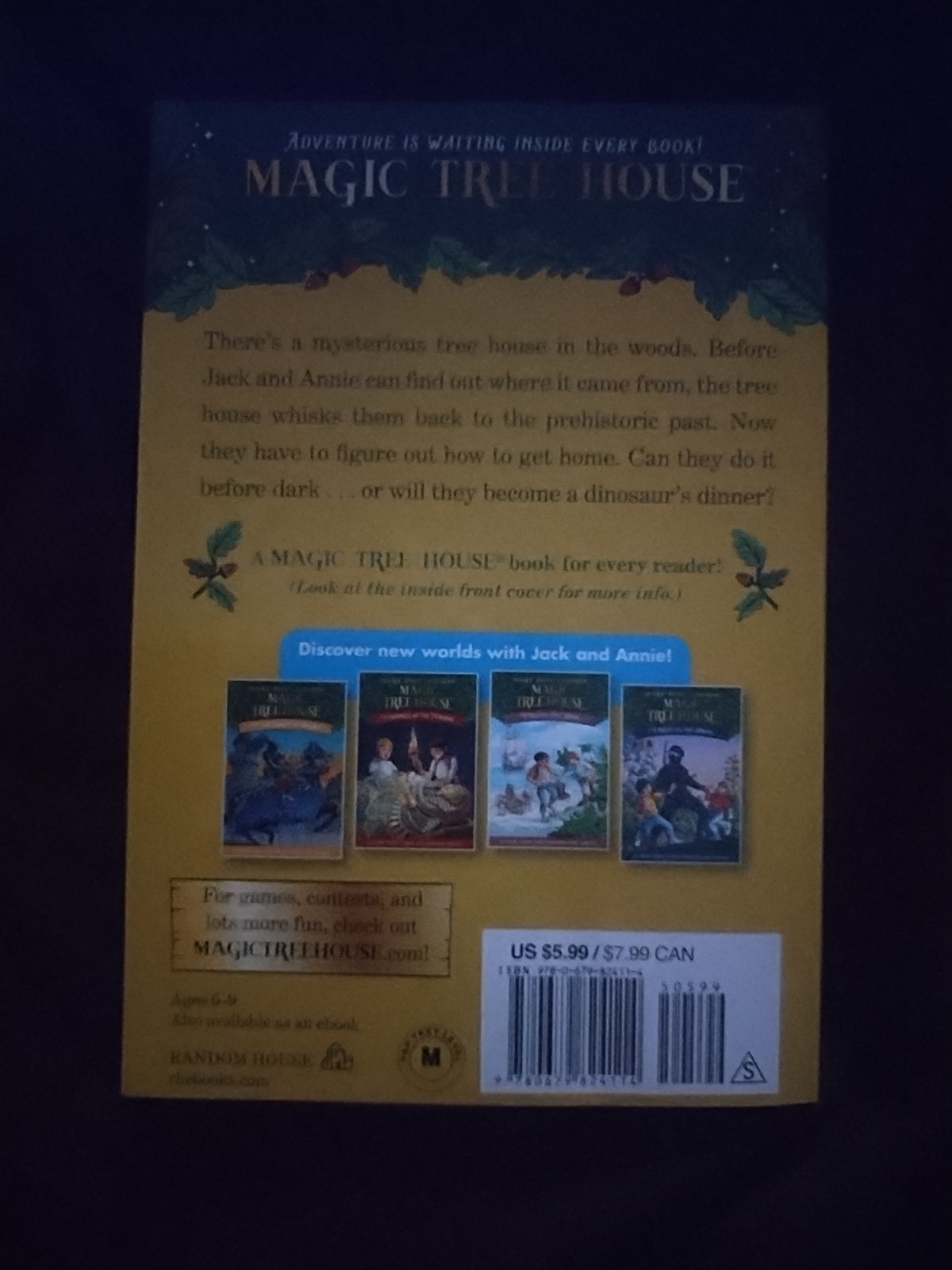 Dinosaurs Before Dark by Mary Pope Osborne (1992, Digest Paperback)