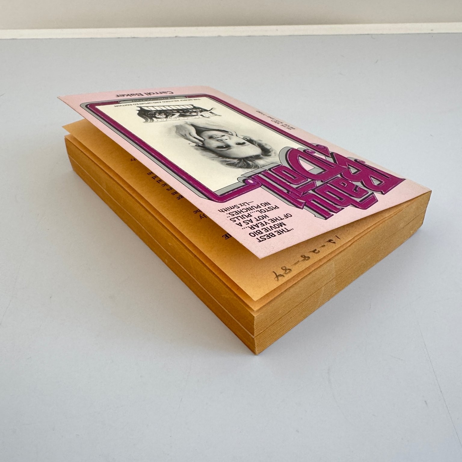 Baby Doll Carroll Baker 1985 First Dell Printing Autobiography Vintage