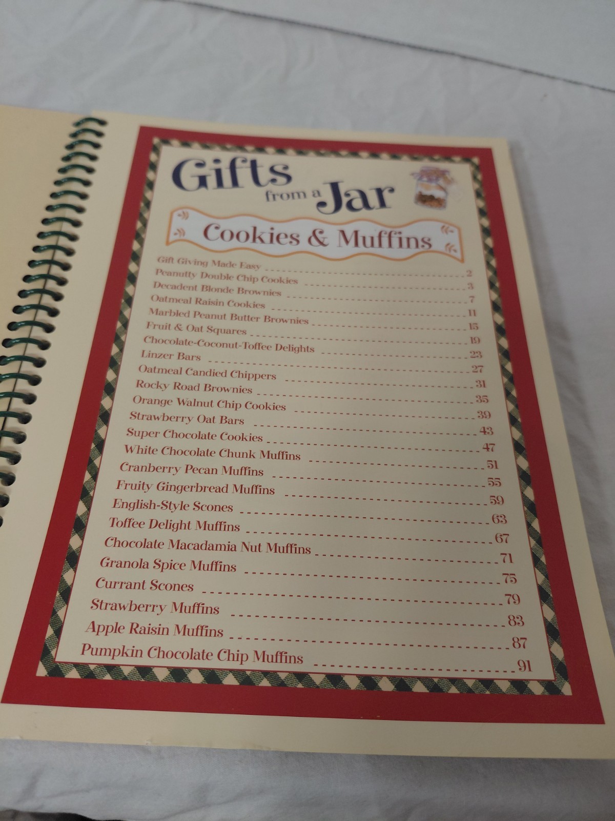 Gifts From A Jar “Cookies & Muffins” Complete With Raffi & Fabric Book
