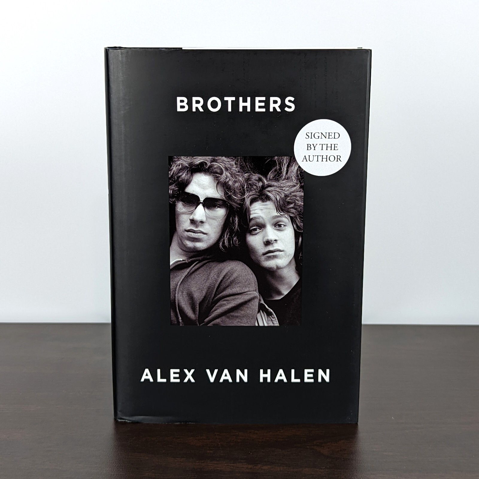 BROTHERS Alex Van Halen SIGNED Autographed Waterstones First Edition (Damaged)