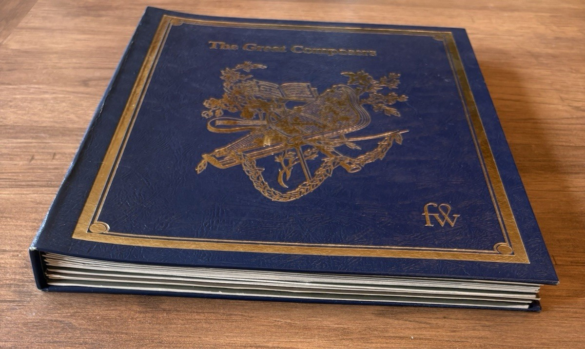 Funk & Wagnalls “The Great Composers” Family Library of Great Composers Binder