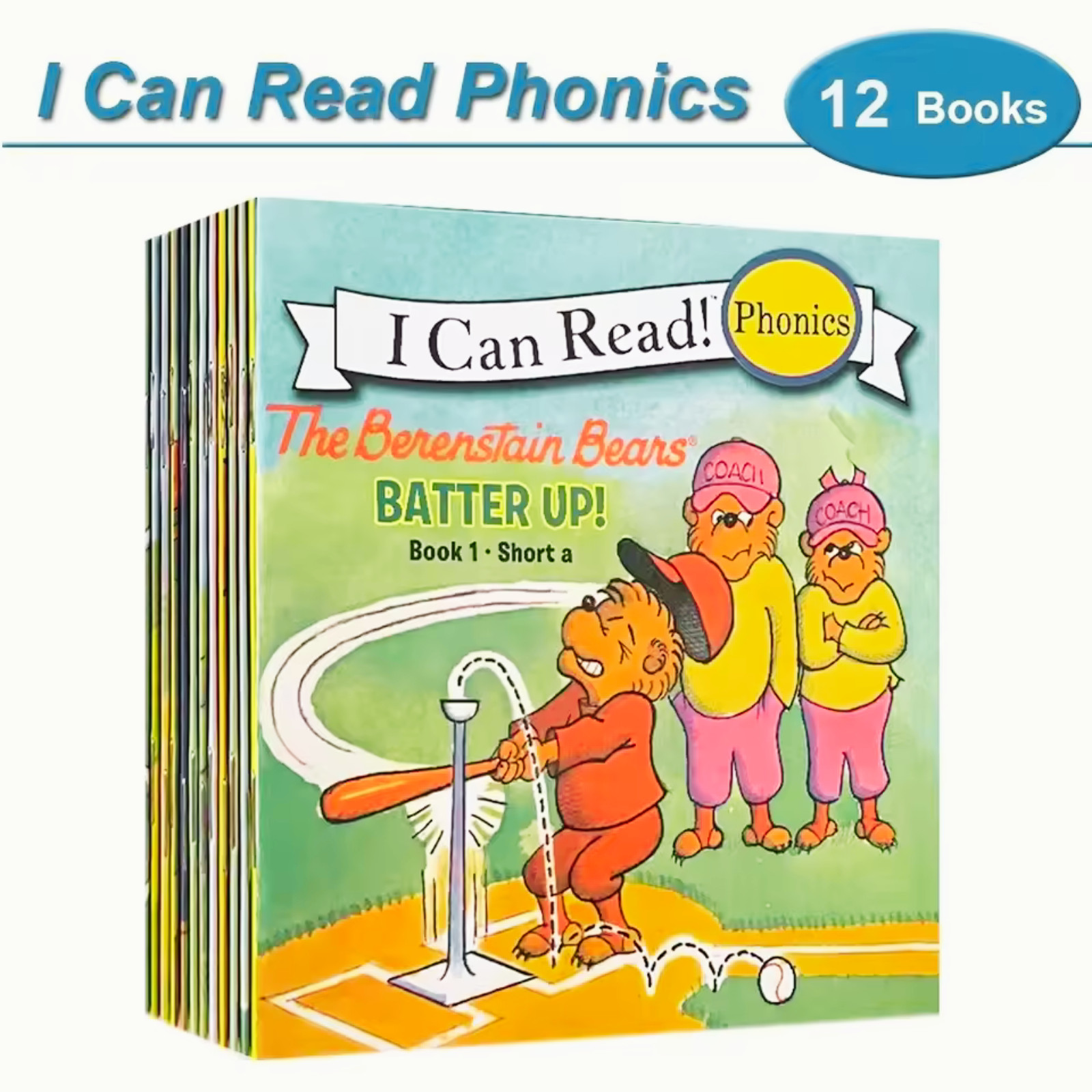 Berenstain Bears I Can Read Phonics Book Lot – 12 Early Learning Books