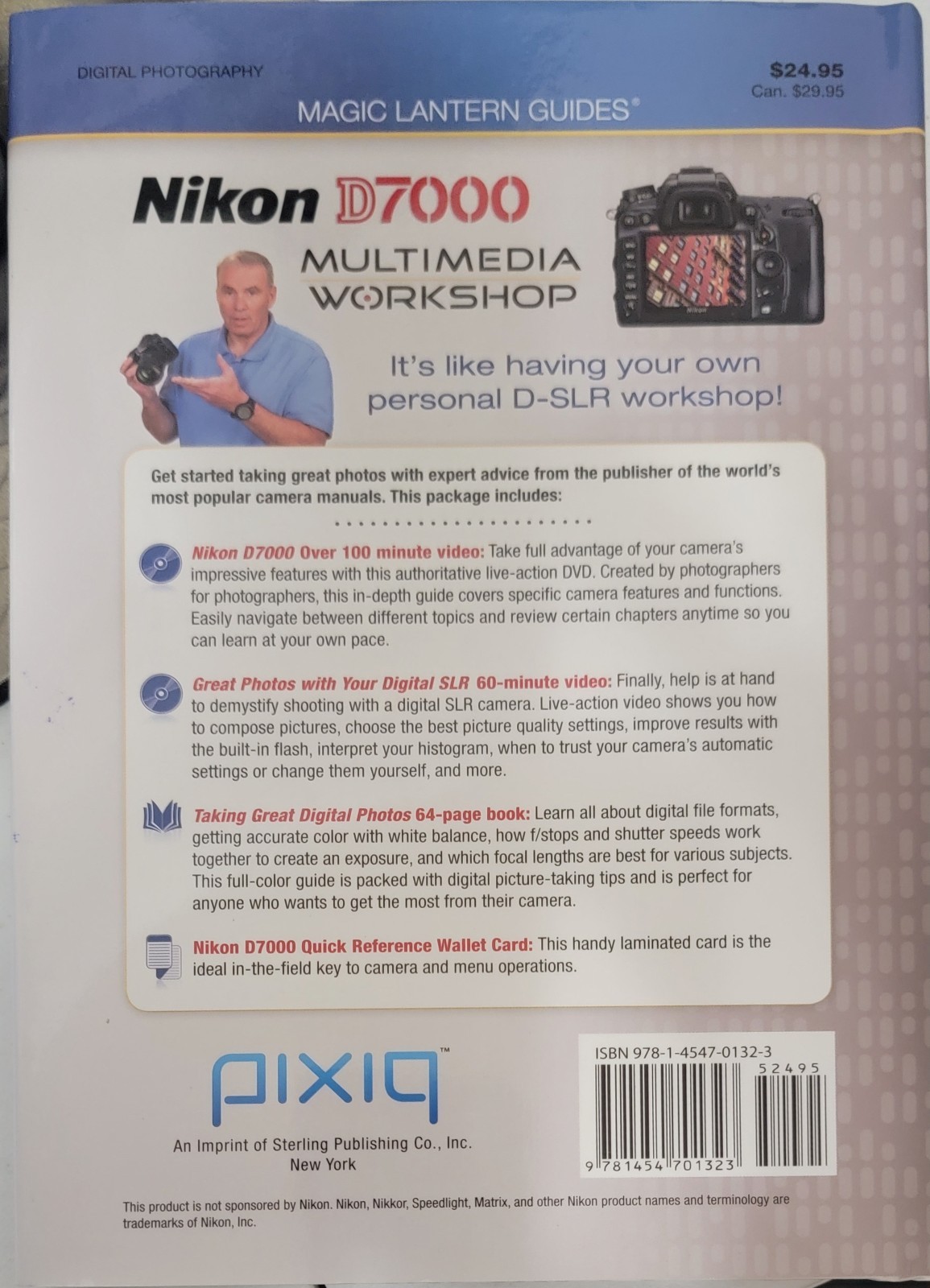 Magic Lantern Guides: Nikon D7000 Multimedia Workshop Lark Books HB Pre-owned