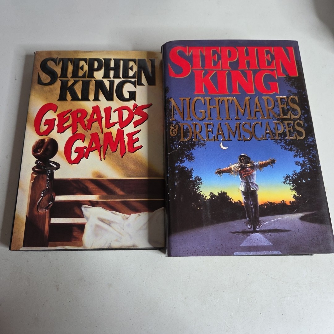Stephen King 10 book lot Hardcover Misery Dark Half Tommyknockers Thinner More