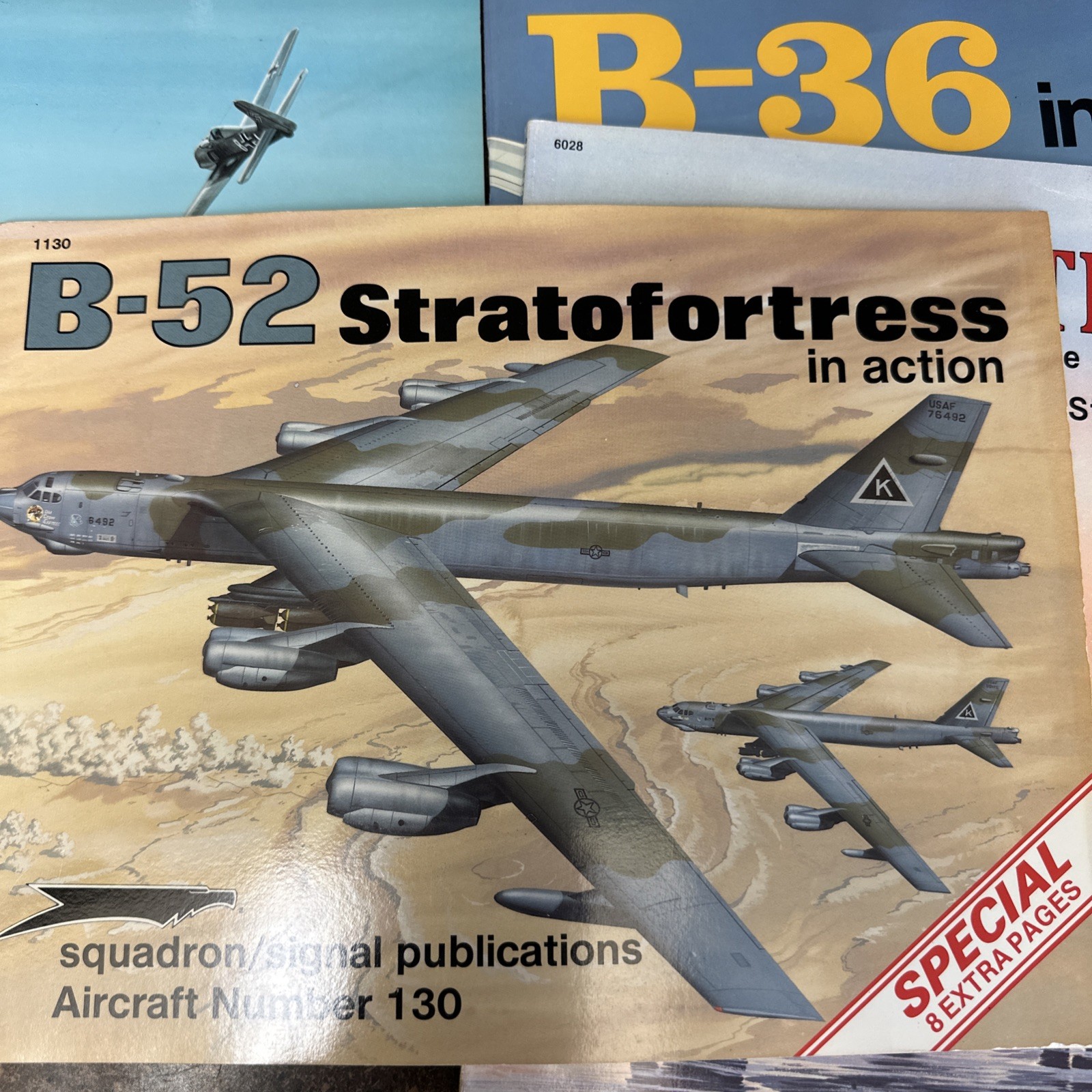 Lot of 6 Squadron Signal Bomber Books B-17 B-24 B-25 B-29 B-36 B-52 – 1970s 80s