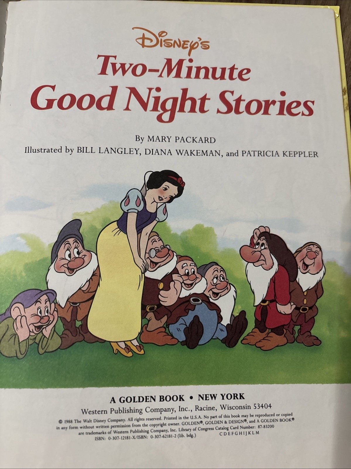 Lot Of 6 Vintage Disney Big Golden Books Various Titles 80s & 90s HC