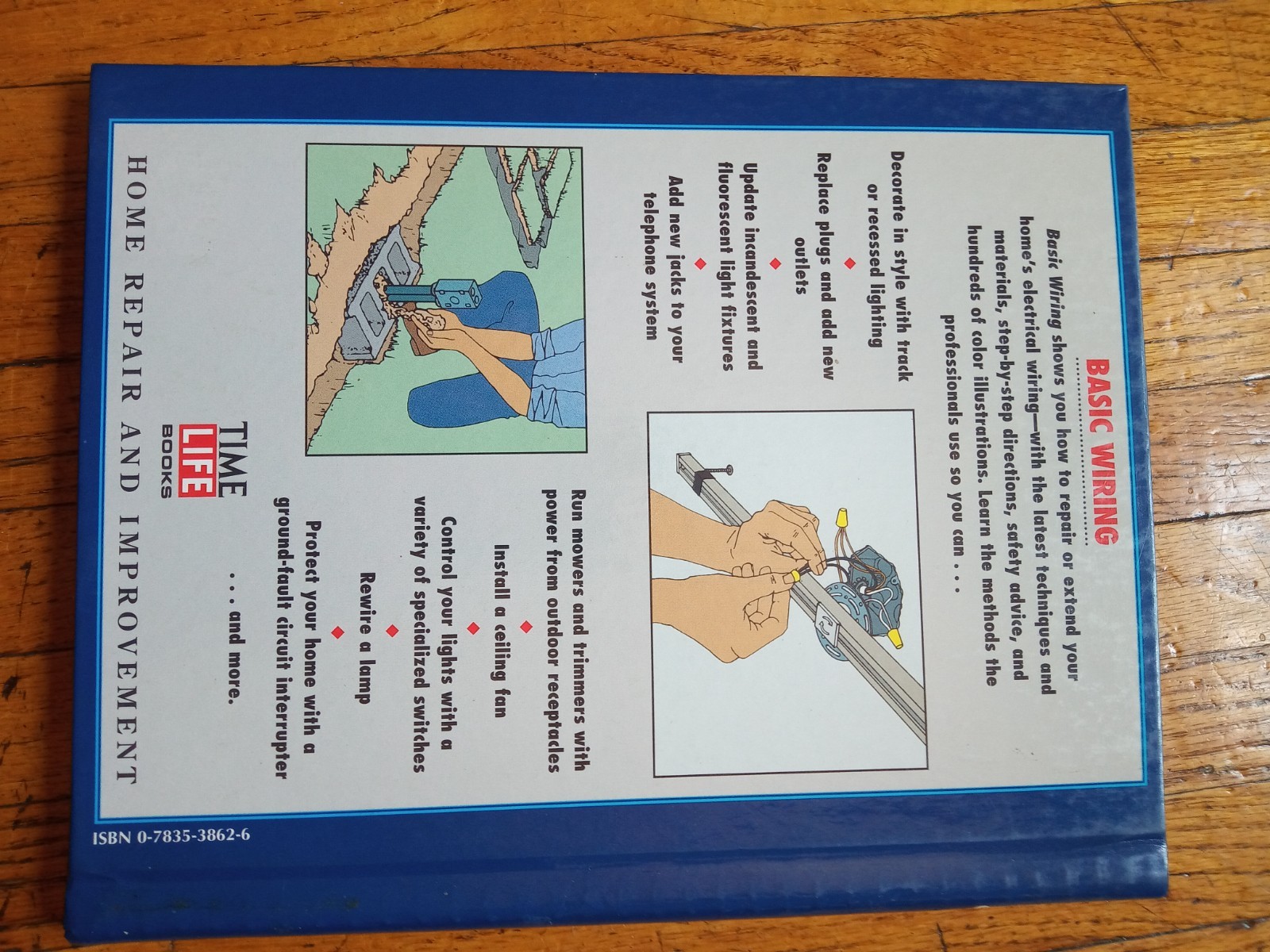 Time life books home repair and improvement Basic Wirinh Hardback Book