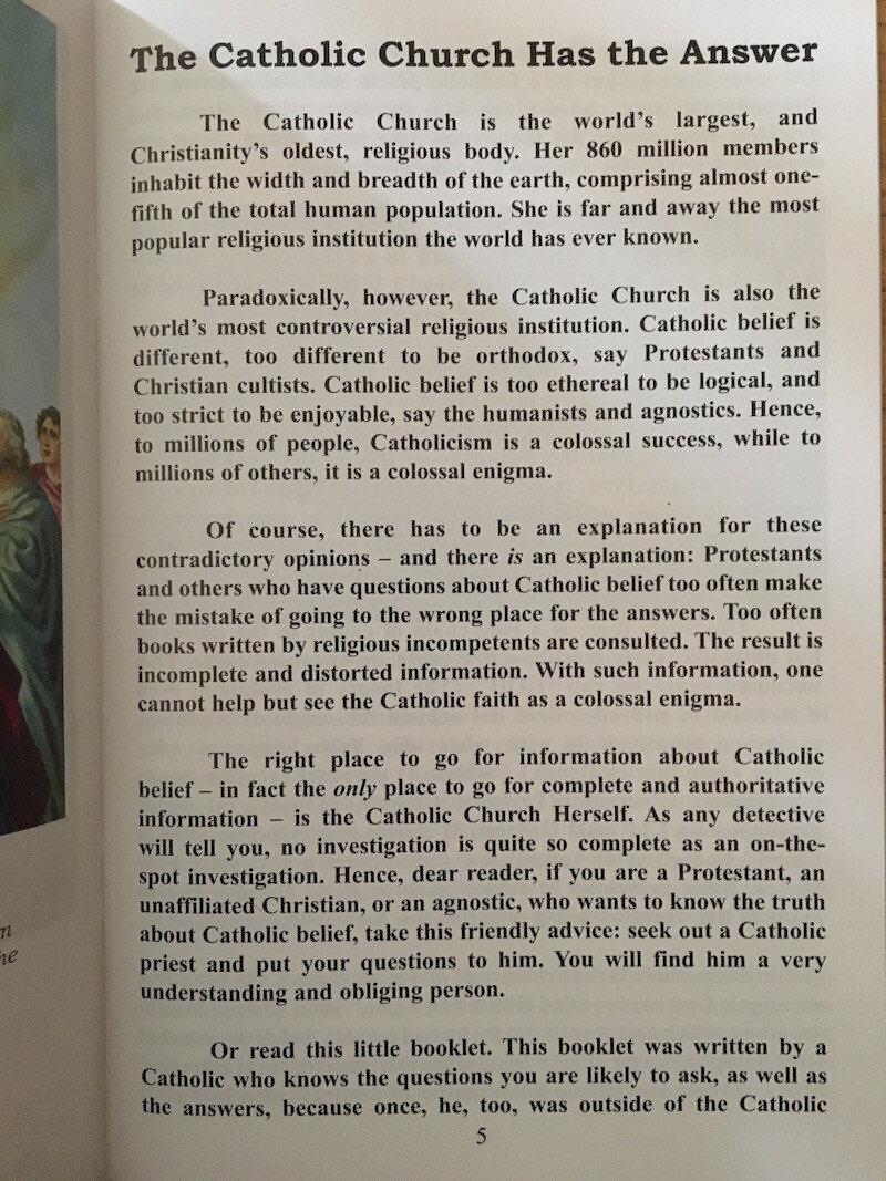 The Catholic Church Has the Answer