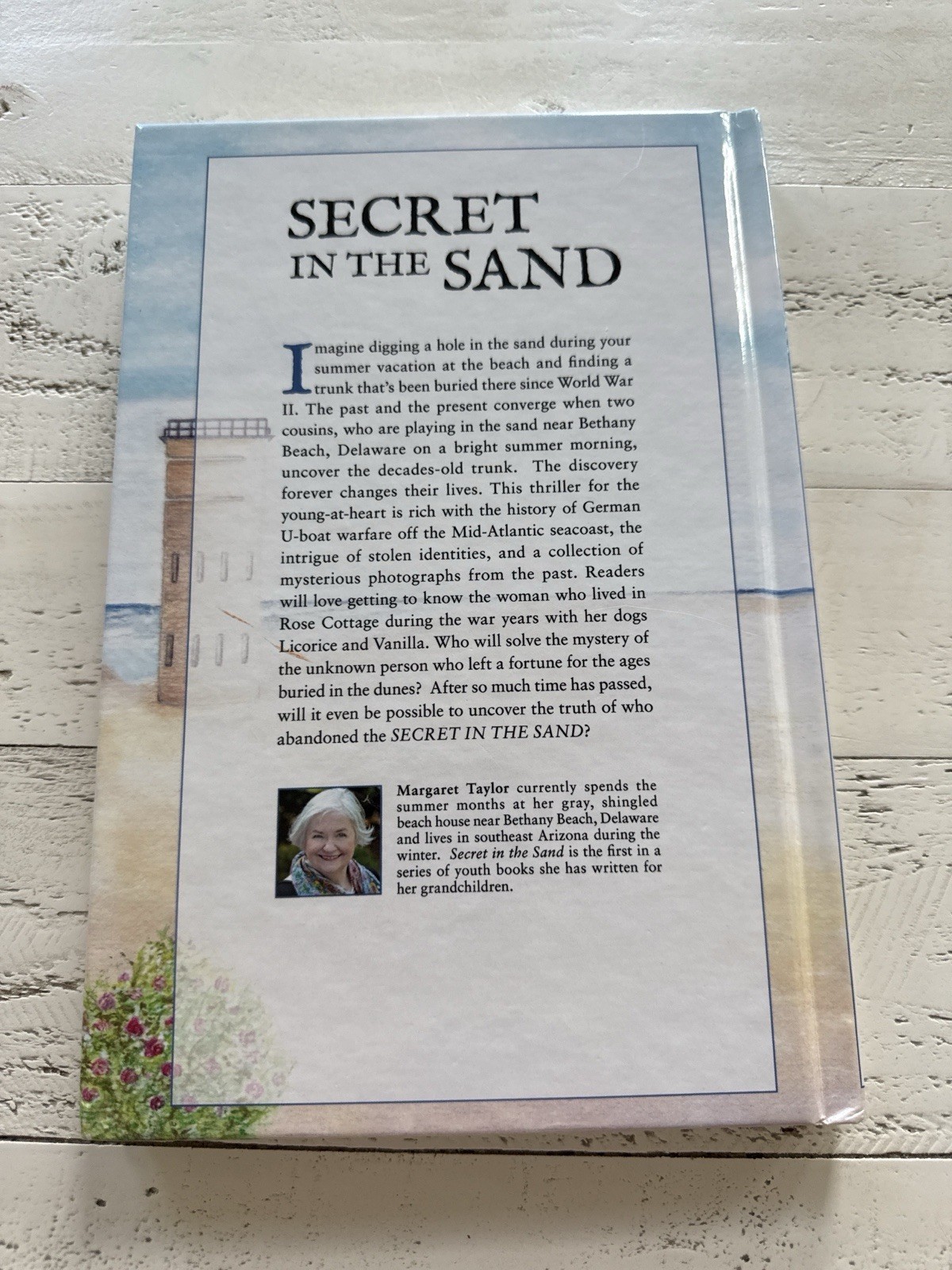 Secret in the Sand by Margaret Turner Taylor 2017 Signed Hardcover Bethany Beach
