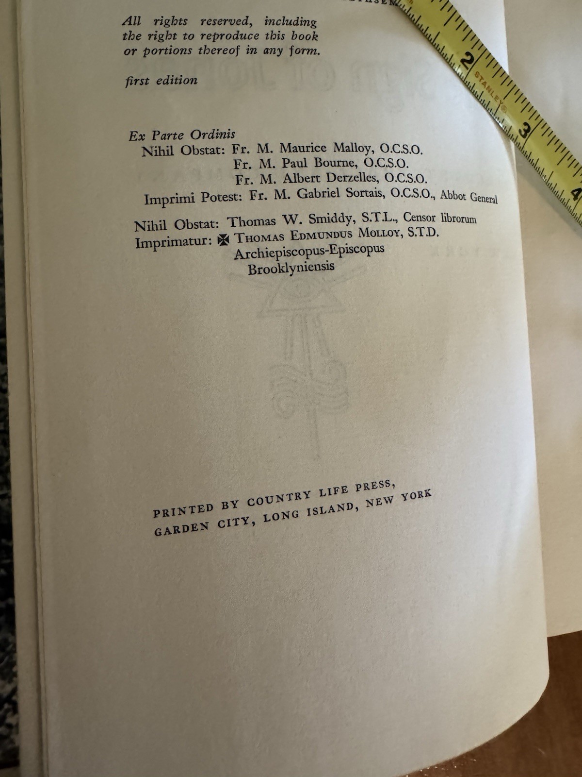 The Sign of Jonas by Thomas Merton 1953 First Edition Hardcover