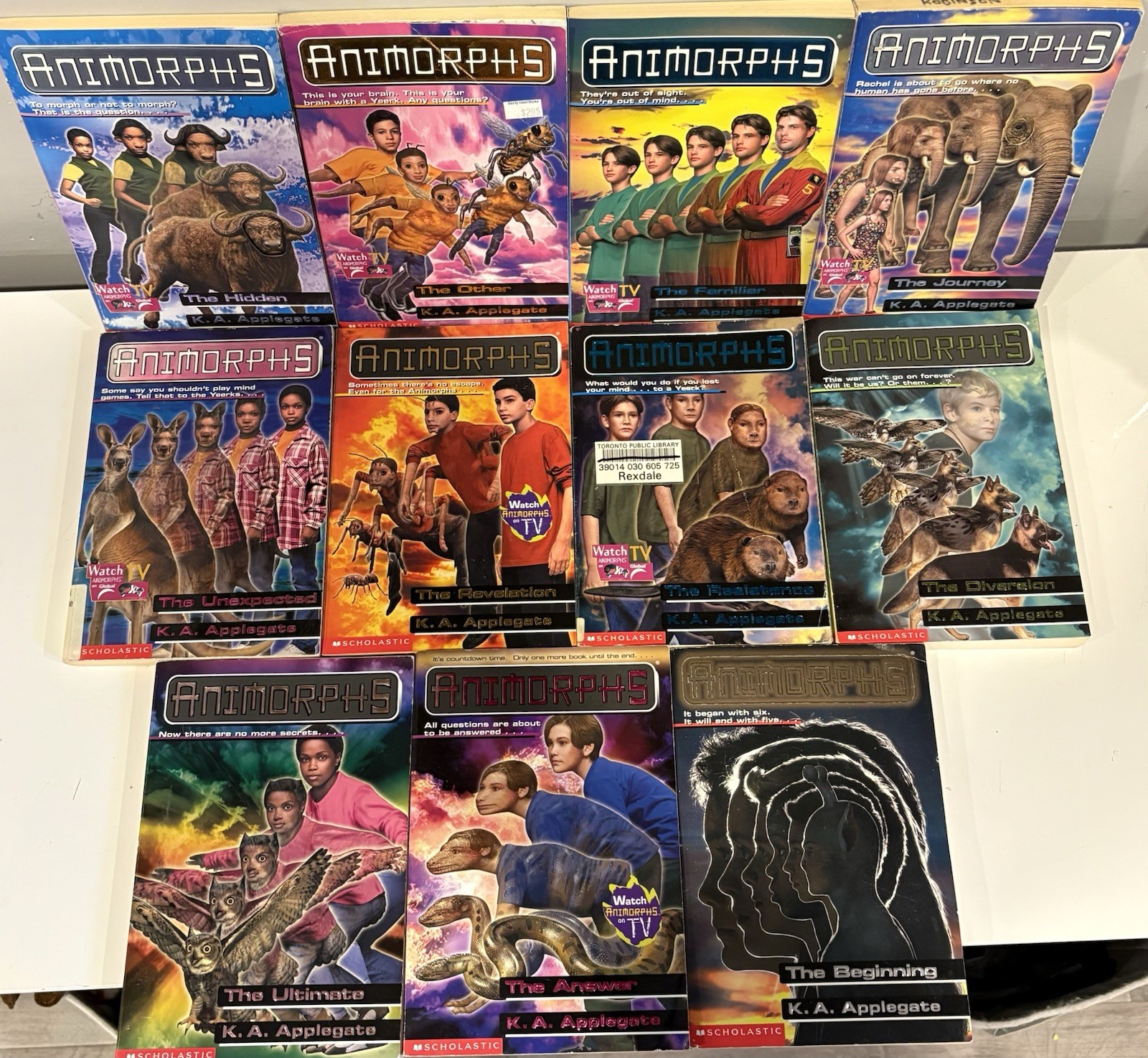 Animorphs Books Lot of 51 Series Set 46 + 5 Extras Applegate No Duplicates