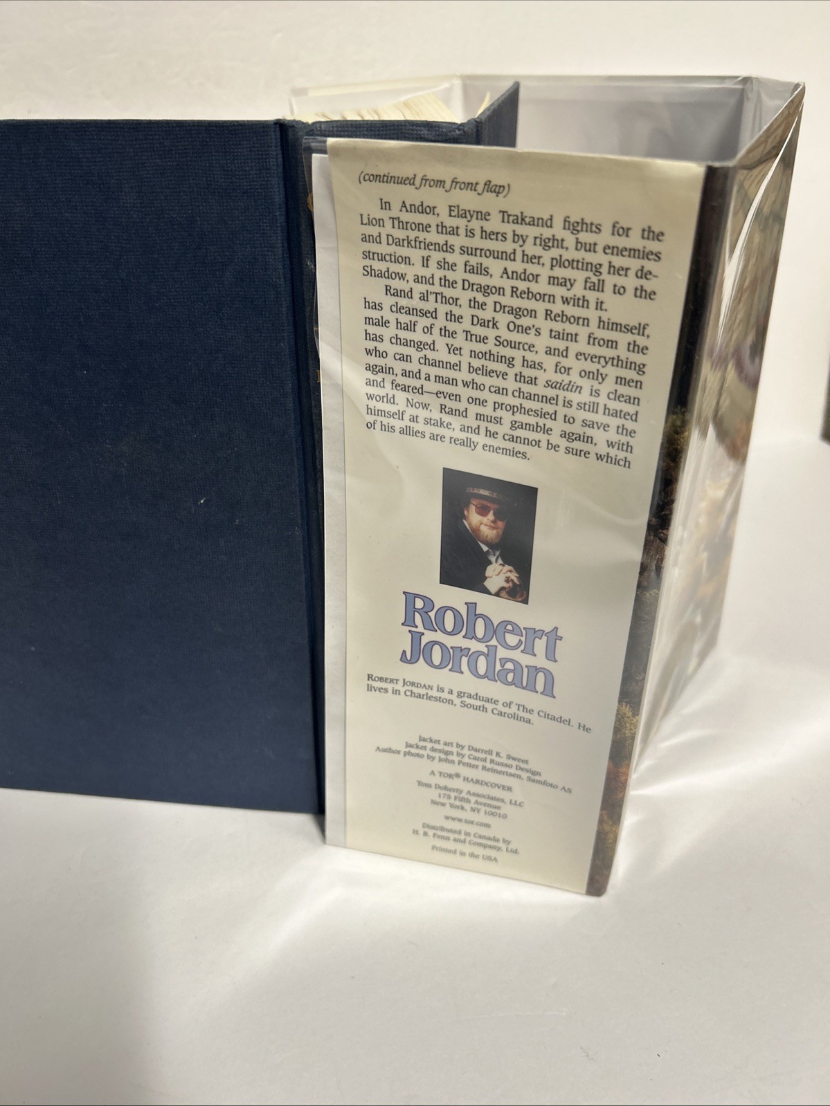 SIGNED Robert Jordan Crossroads of Twilight 2003 1st Edition 2nd Print HC/DJ