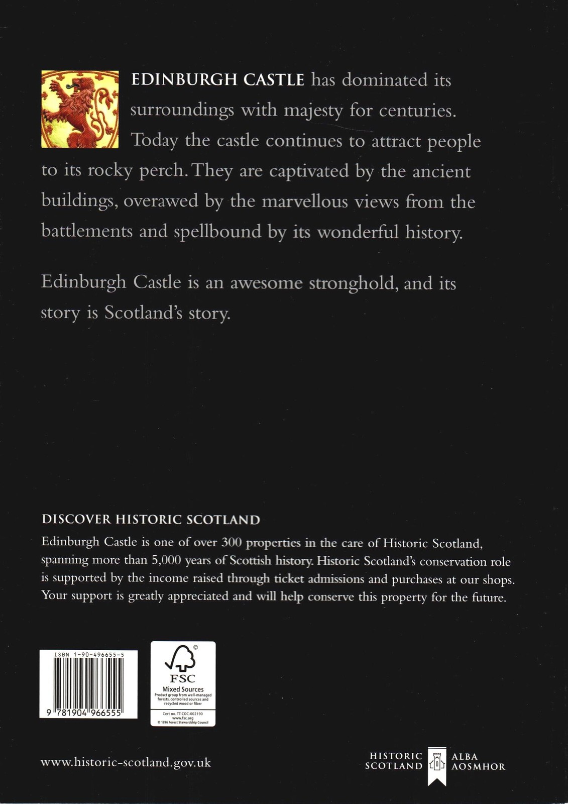 Eidnburgh Castle Official Souvenir Guide [Paperback, 2008]