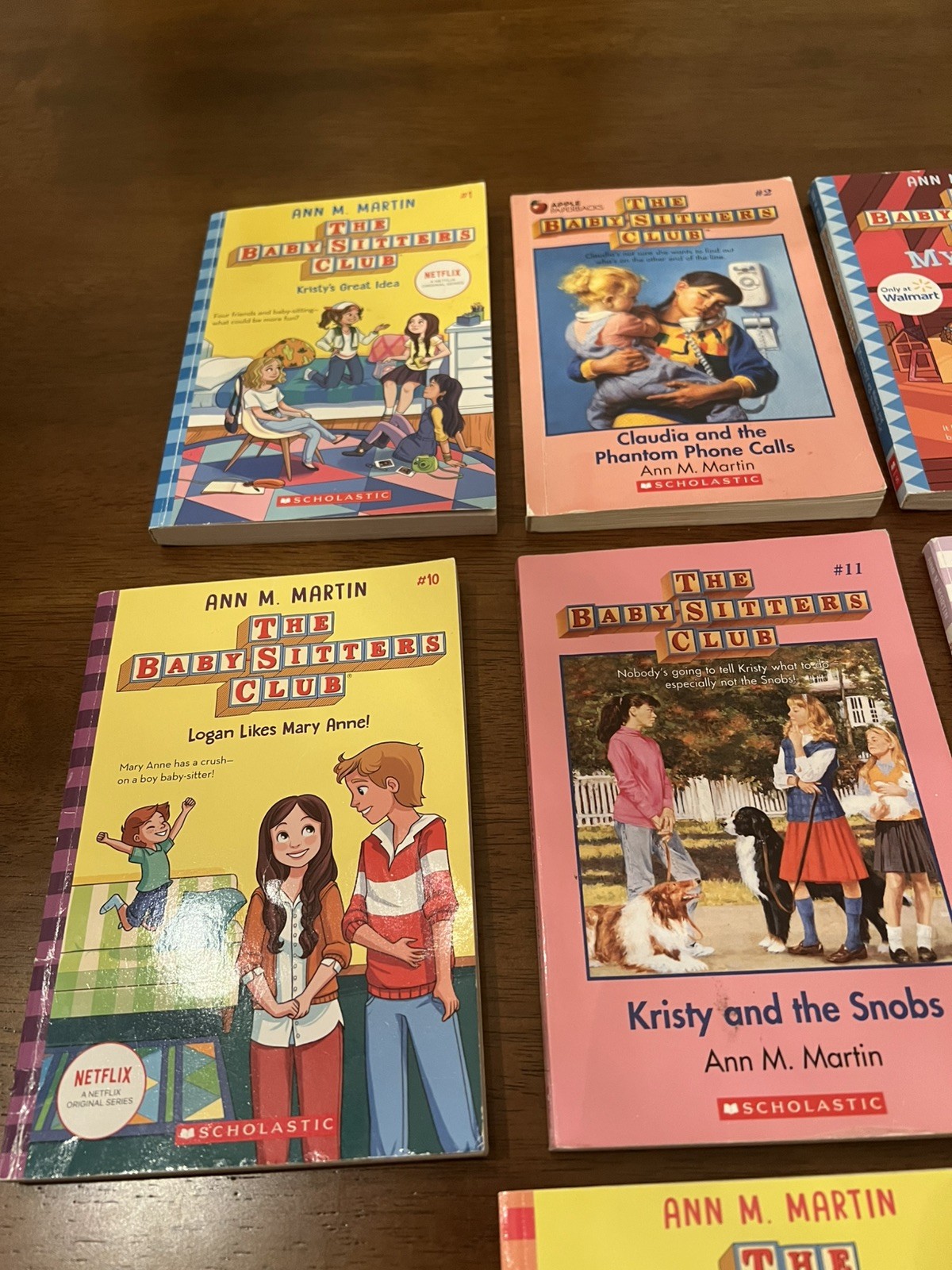 Baby-Sitters Club PB Lot of 10 Books Ann M Martin #1,2,3,8,10,11,18,19,28,125