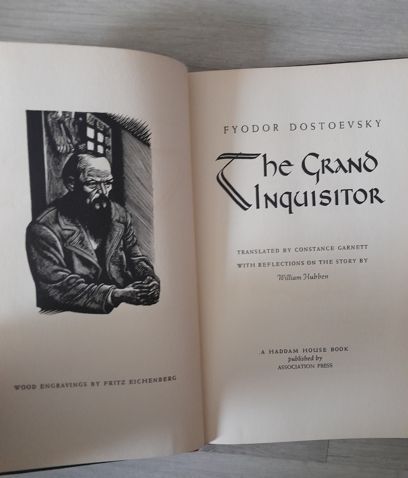 1948 “The Grand Inquisitor” by Fyodor Dostoevsky, Hardcover Book