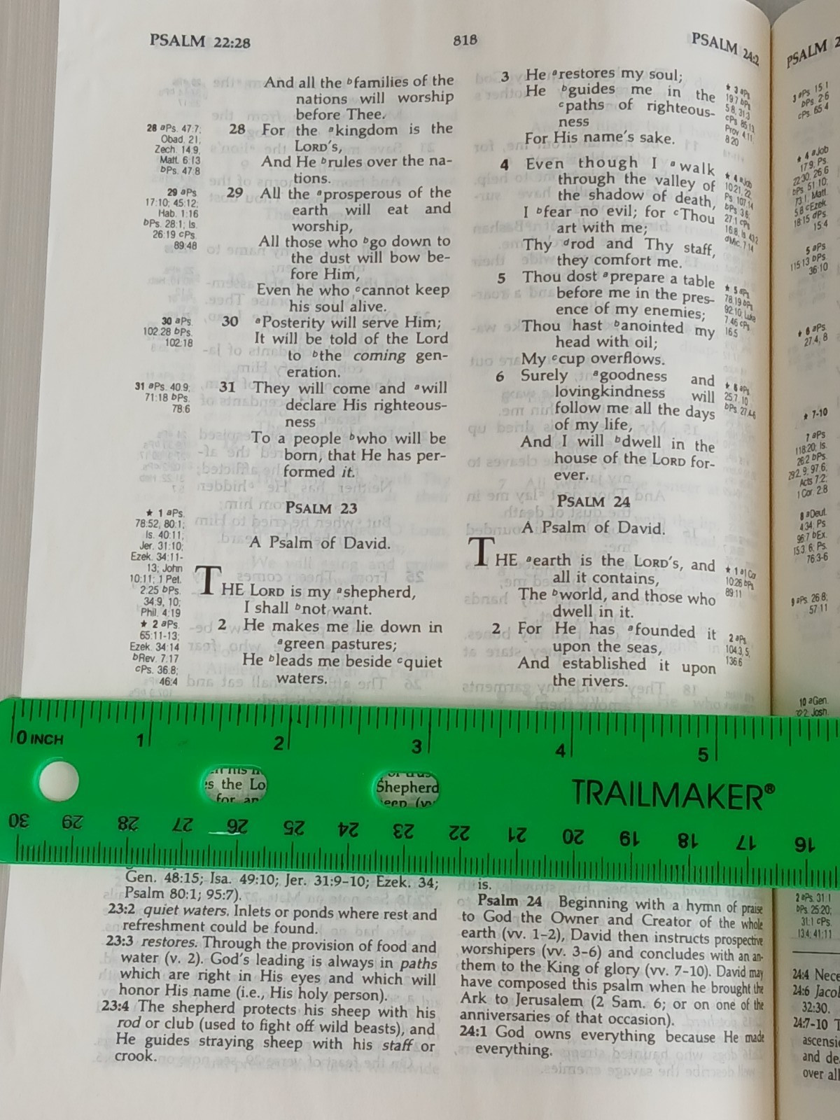 THE RYRIE STUDY BIBLE New American Standard Version 1978 Moody Press Used