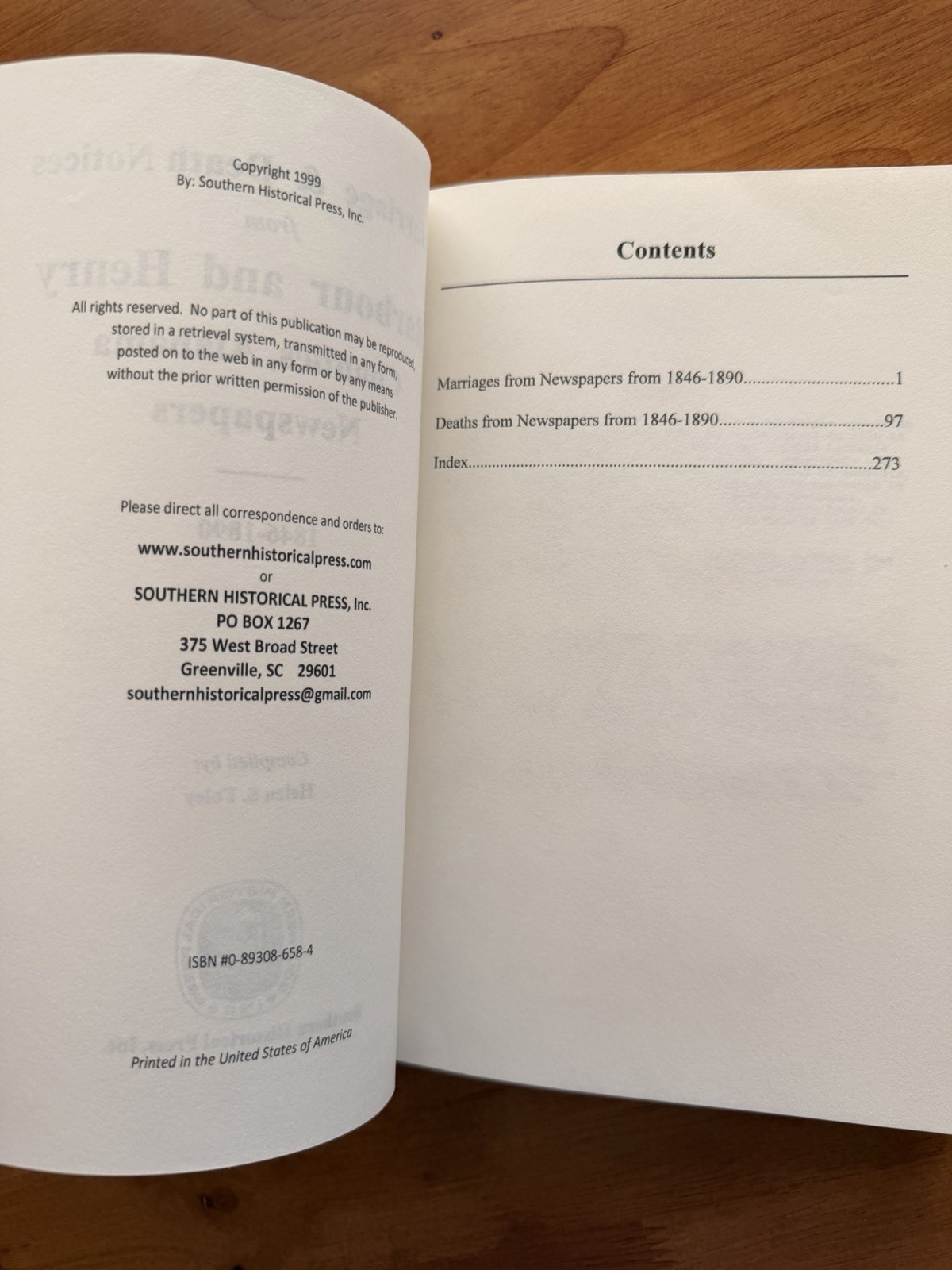 Barbour and Henry Counties, Alabama Newspapers, 1846-1890, Marriages and Deaths